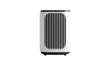 Home comfort essentials air purifier with cutout background household items clean air concept indoor setting