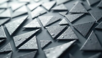 Subtle repeating triangles, monochrome grayscale, grayscale, form