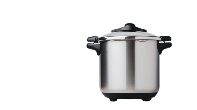 Dynamic household cooking action kitchen cutout background household items clean environment side view concept