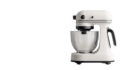 Dynamic kitchen mixer action modern home cutout background household items stylish environment close-up view