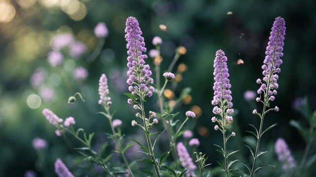 patchouli flowers in summer