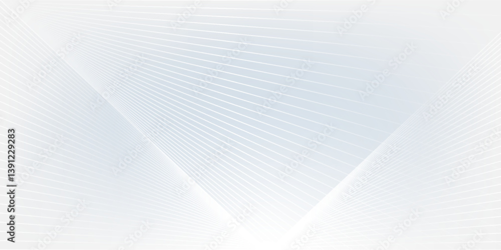 Poster abstract white background with gradient color and blen line decoration
