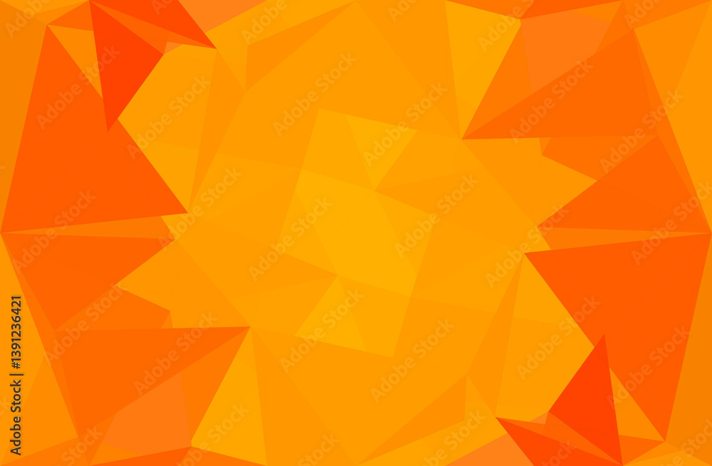 Poster abstract background consisting of triangles