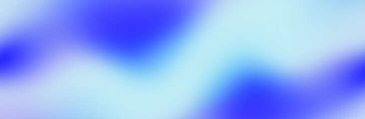 Fototapeta premium Smooth Abstract Blue Waves Flowing Gently in a Dreamy Atmosphere 