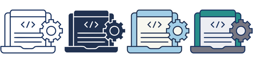 Programming Icons Collection &ndash; Multiple Vector Styles Included