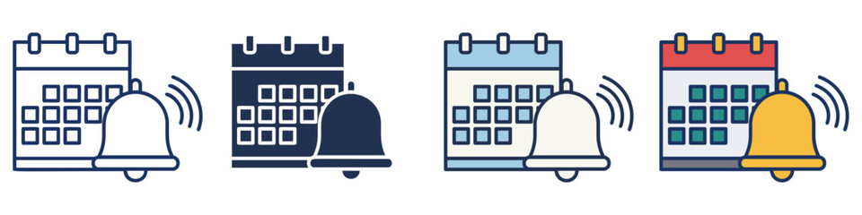 Reminder Icons Collection – Multiple Vector Styles Included