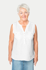 Tank top png transparent mockup women's blouse casual apparel