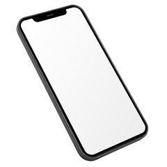 Smartphone white screen mockup png innovative future technology