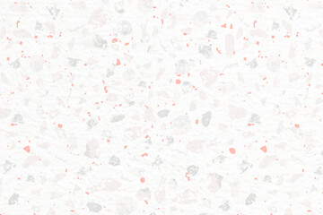 White Terrazzo pattern png, transparent background, abstract design