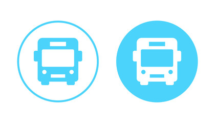 Bus icon vector. bus sign and symbol