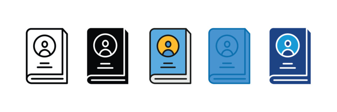 Employee Handbook  Icon Set Multiple Style Collection