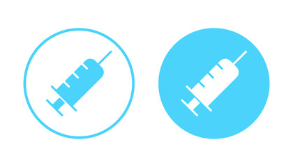 Syringe icon vector. injection sign and symbol.vaccine icon