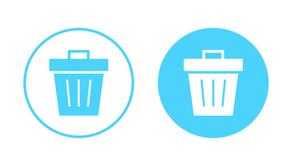 Trash icon vector. trash can icon. delete sign and symbol.