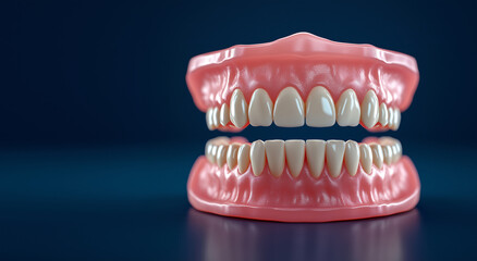 Obraz premium 3D tooth model isolated on the background