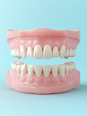 Obraz premium 3D tooth model isolated on the background