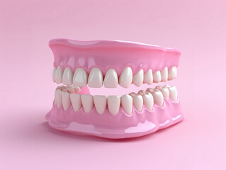 Obraz premium 3D tooth model isolated on the background