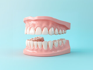 Obraz premium 3D tooth model isolated on the background