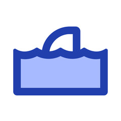 Fototapeta premium shark fin