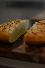 The sweet and delicious apple pie melts in your mouth.