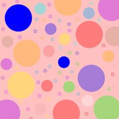Chromatic Bubbles: A Playful Burst of Polka Dots