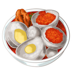 Spicy Meatball Soup or Bakso Mercon