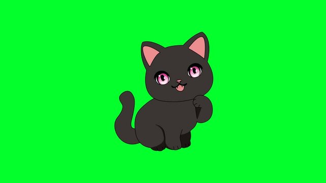 vector illustration of a cat