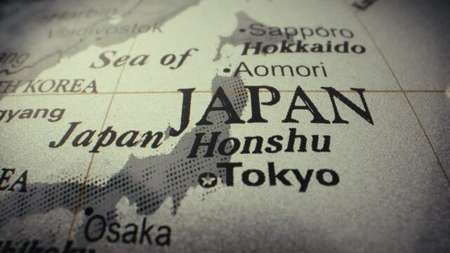 Map of Japan, Tokyo