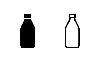 Bottle icon vector illustration. bottle sign and symbol