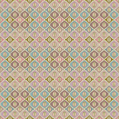 Versatile Colorful Pattern for Textile Design
