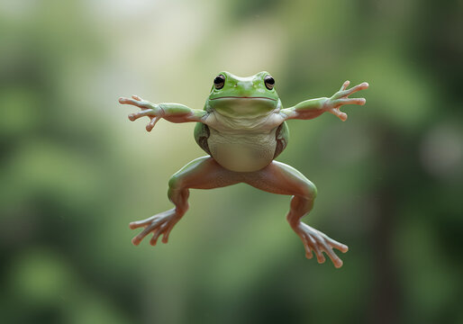 Tree frog, flying frog