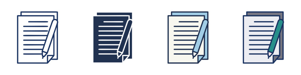 Summary Icons Collection – Multiple Vector Styles Included