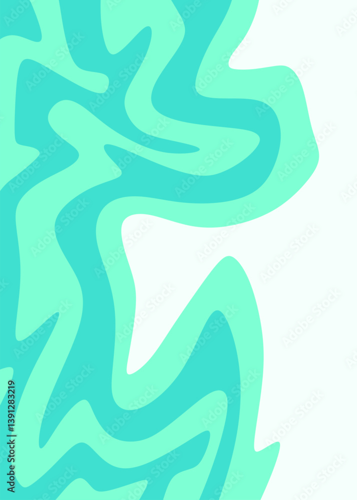 Aufkleber abstract background with gradient wavy line pattern and with some copy space area