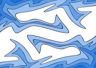 Abstract background with gradient wavy line pattern and with some copy space area