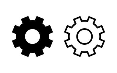 setting Icon vector illustration. Cog settings sign and symbol. Gear Sign