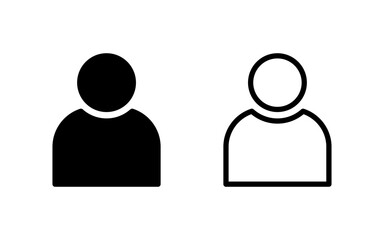 User Icon vector illustration. person sign and symbol. people icon.