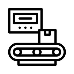conveyor belt line icon