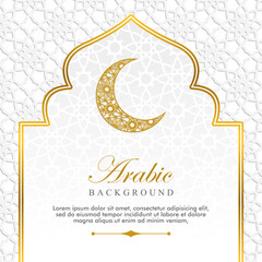 Modern elegant islamic background design template