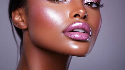 The Close-up shot focuses on the lips