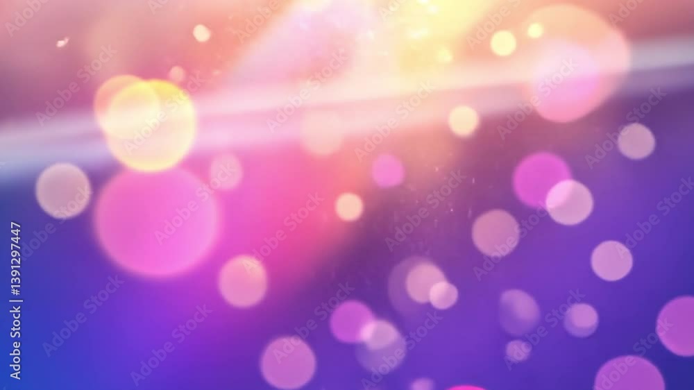 Poster vibrant and colorful bokeh lights create dreamy, festive atmosphere with soft focus, perfect for abs