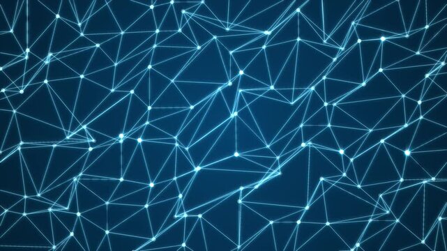 blue plexus technology data network background