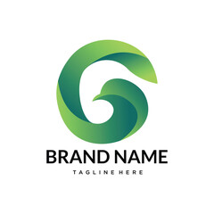 G gradient abstract letter logo