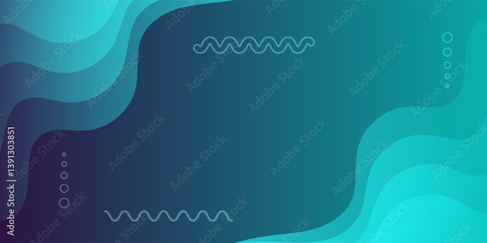 Aufkleber abstract background of realistic green curved gradient shading. vector design concept.