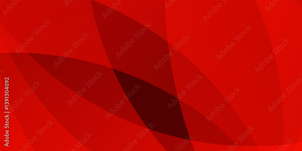 Poster abstract background of curved lines in red colors