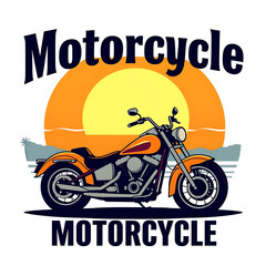 motorcycle vector illustration