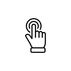 hand clicks icon. pointer icon vectors