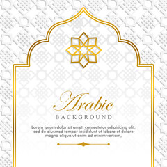 abstract template in islamic theme background