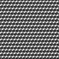 Stylized Hashtag Pattern - Black and White Geometric Design
