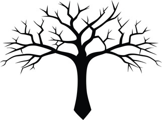 tree silhouette vector