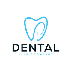Dentist Logo Design. Creative Dentist Logo. Dental Clinic Creative Company Vector Logo.