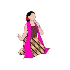 art, traditional, dance, dancer, culture, indonesian, indonesia, woman, beautiful, performance, asia, female, costume, asian, isolated, tradition, girl, balinese, festival, bali, dress, person, vector